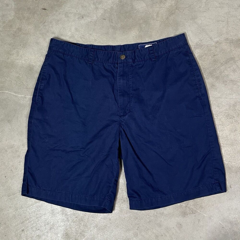Vineyard Vines Club Shorts Mens 38 Blue 100% Cotton Chino Golf